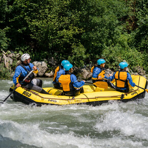 Rafting on the Noce River with Trentino Wild